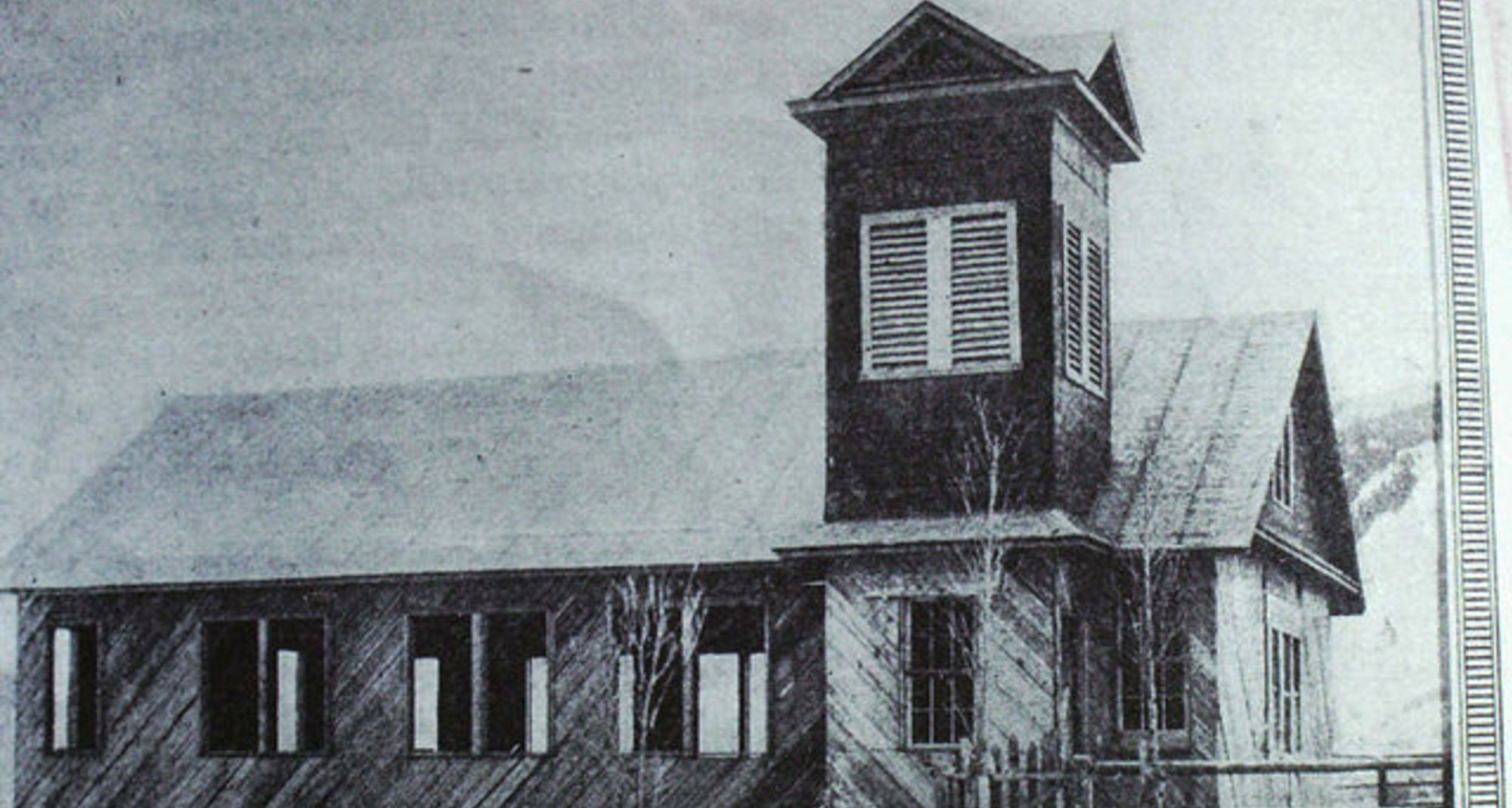 The building the congregation would meet in for the next forty years.